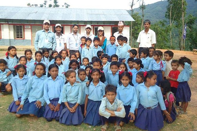 1 Day Visit and Interact with Elementry Level Students of Rural Area in Nepal - Sharing skills with elementary students at the rural school stop