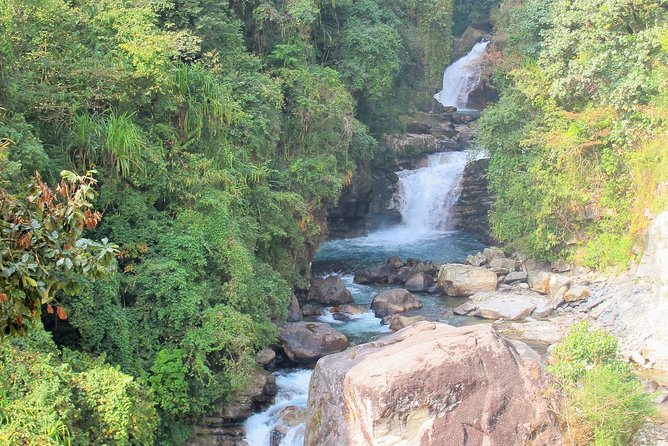 4-Day Private Poon Hill Trekking Tour - Finishing near Pokhara: early light over Annapurna South and Hiunchuli
