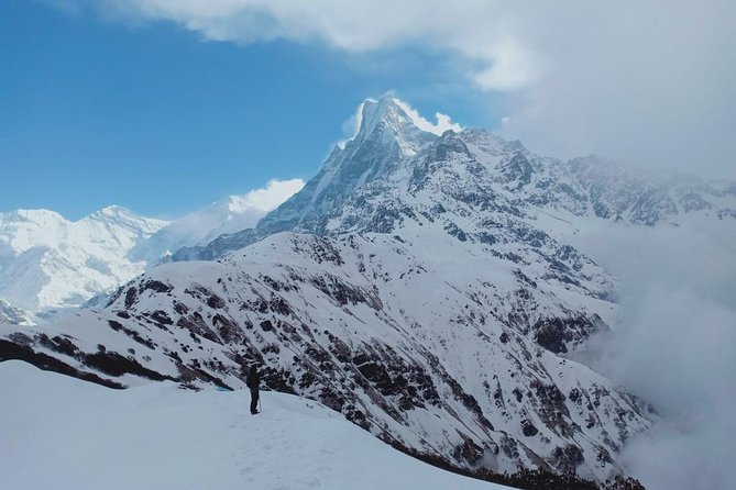4 Days Mardi Himal Base Camp Trek - 4500 Meters - Day 3: The 4,500 m Mardi Himal Base Camp viewpoint moment