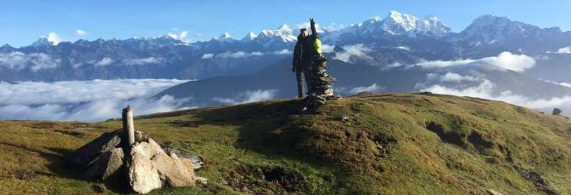 4 Days Pikey Peak Trek : The Best View of Mt Everest - Day 3: Summit to Pikey Peak (4,065m) and return, with Everest in the frame