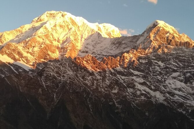 5 Days Mardi Himal Trek. - Day 3: Mardi High Camp, forest-to-hills walking, and glacier views