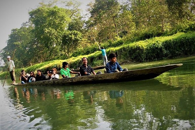 5 night / 6 days Kathmandu Nagarkot Chitwan Pokhara tour - Chitwan National Park: jeep safari and canoeing, plus culture around the edges