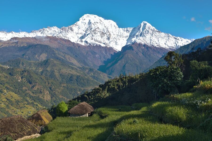 Australian Base Camp Day Hike From Pokhara - The Australian Camp viewpoint: why people do the stairs