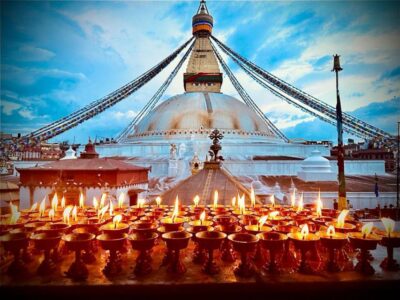 Bhaktapur Durbar Square and Boudhanath Stupa