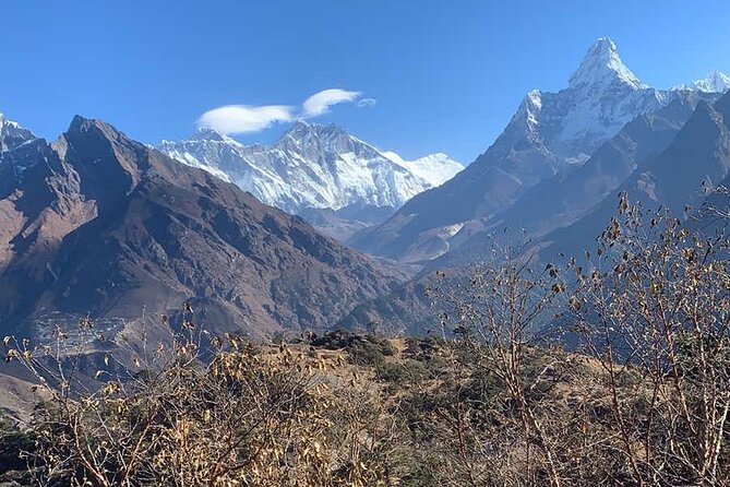 Everest Base Camp Helicopter Tour landing at Everest View Hotel - The Kathmandu airport stage: your first Everest angles