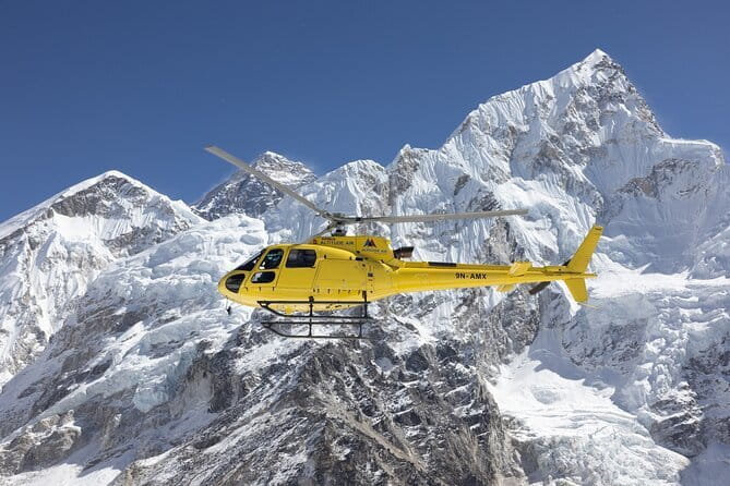 Everest Base Camp helicopter tour with landing - Syangboche and the Everest View Hotel dining stop