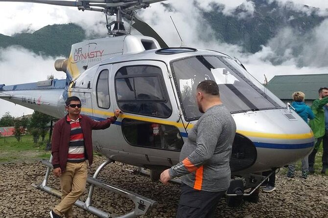 Everest Base Camp Landing by Helicopter at kalapathar View Point - Kathmandu to Lukla: The Short Flight That Sets the Stage
