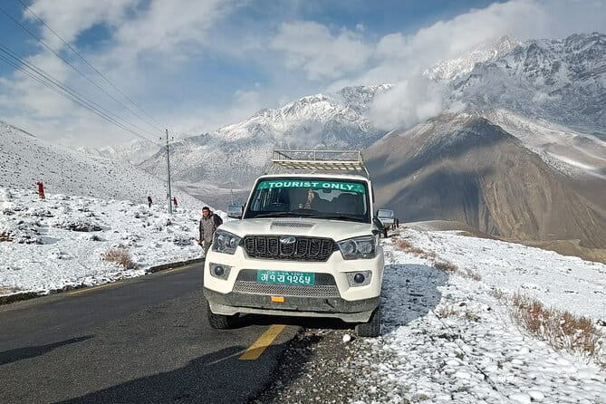 "Exclusive Round-Trip Transfer: Pokhara to Jomsom & Muktinath" - Getting picked up in Pokhara, then settling into a comfortable ride