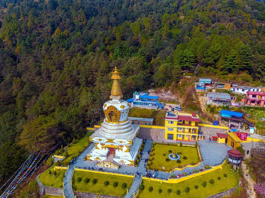 From Kathmandu: 2 Stupas and Kopan Monastery Spiritual Tour - Jamchen Vijaya Stupa: the calm start you can actually focus on