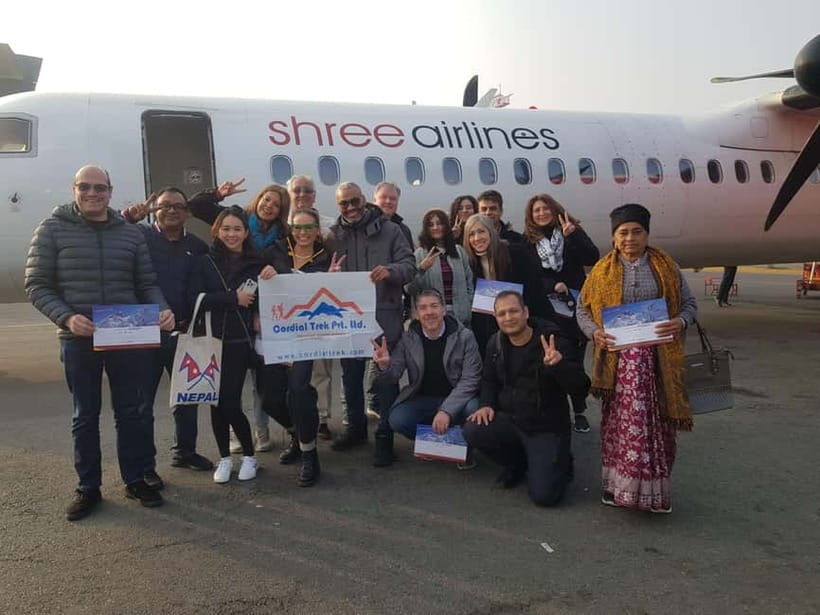 From Kathmandu: Everest Flight with Window Seat and Transfer - Inside the airport: security, boarding, and your certificate