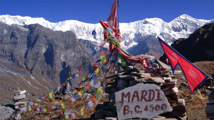 From Pokhara: 4-Day Mardi Himal Base Camp Trek - Low Camp to Siding and Lumre, ending with the drive back to Pokhara