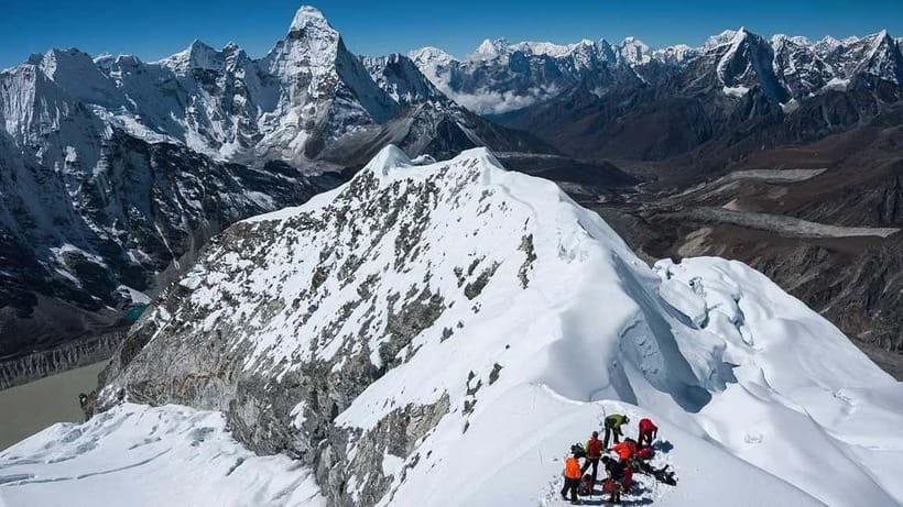 Island Peak Climbing | Summit 6,189m with Expert Guides - The return trek: going down still takes smart pacing