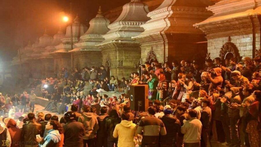 Kathmandu: 3 hours night Pashupatinath Aarti Tour - Arya Ghat and the Bagmati River: The Most Important Part of the Complex