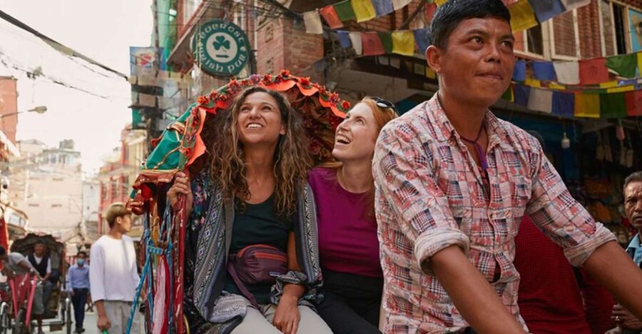 Kathmandu at Sunset: Explore the City on Rickshaw - Asan market at dusk, spices and the flow of daily shopping