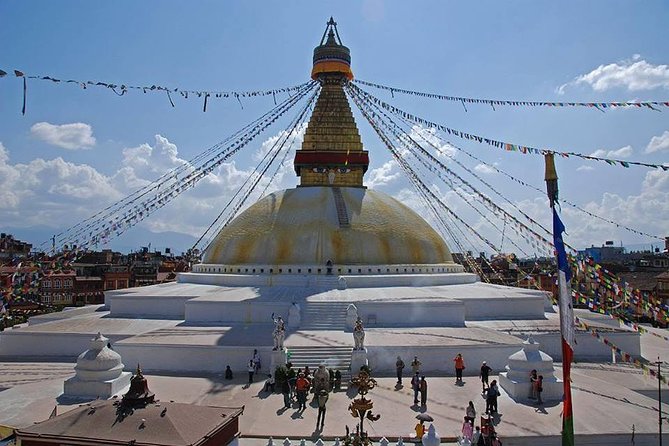 Kathmandu city day tour (4 world heritage sites) - Stop 2: Boudhanath Stupa, Pilgrims’ Walks, and Rooftop Lunch Views