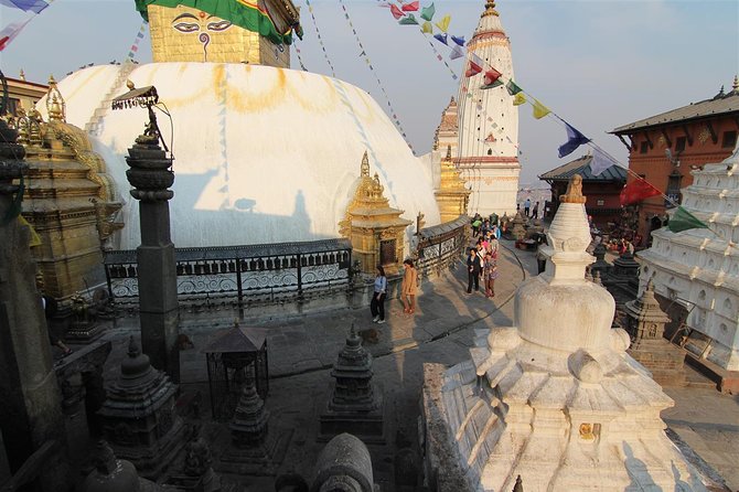 Kathmandu city day tour (4 world heritage sites) - Stop 4: Swayambhunath Monkey Temple Views and Mixed Iconography