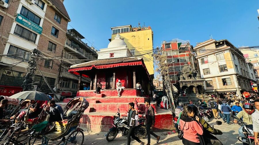 Kathmandu Heritage Walk | Heritage Walk of Kathmandu - Sankata Temple and Mahankal Bhairab: religion that stays close to daily life