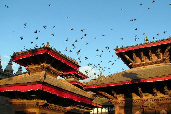 Kathmandu Highlights: Private UNESCO World Heritage Sites Tour - Boudhanath Stupa and Swayambhunath: two different views of the sacred