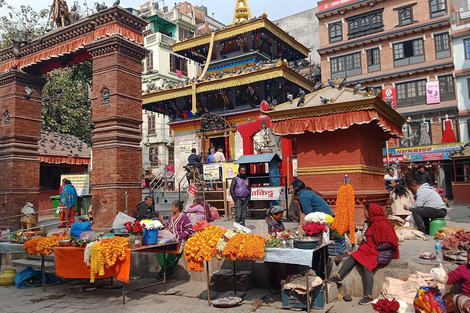 Kathmandu introductory tour, a typical day trip in Kathmandu - Stop 1: Swayambhunath Temple, Lungta flags, and the climb from the parking lot