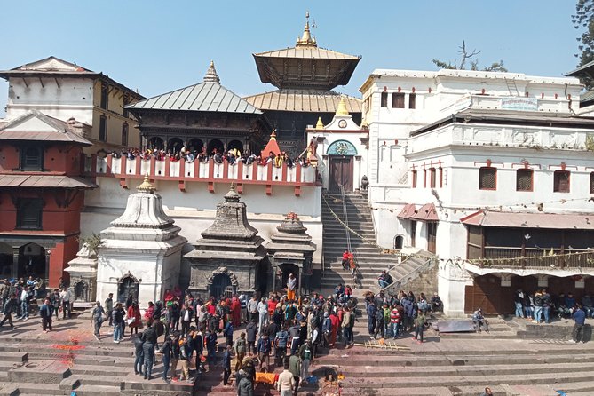 Kathmandu introductory tour, a typical day trip in Kathmandu - Stop 4: Pashupatinath Temple, riverbank death rituals, and photos near sadhus