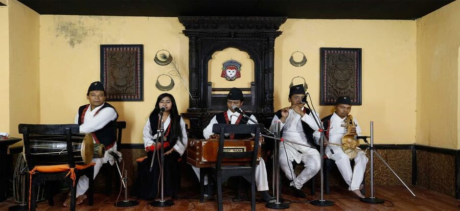 Kathmandu: Nepalese Cuisine dinner with traditional dance - When the dancers teach, and how to join in without stress