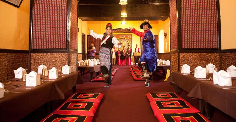 Kathmandu: Nepalese Cuisine dinner with traditional dance - Pickup in Kathmandu, then straight to the show
