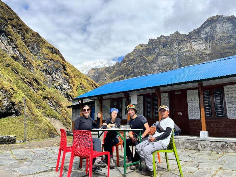 Kathmandu/Pokhara: 5-Day Annapurna Base Camp (ABC) Trek - Day 2: Sinuwa to Deurali through forest and waterfalls
