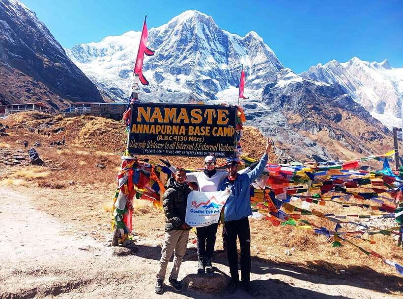 Kathmandu/Pokhara: 5-Day Annapurna Base Camp (ABC) Trek - Day 4: sunrise at ABC, then the long return to Bamboo or Sinuwa