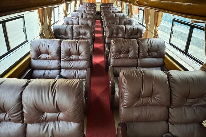 Kathmandu to Pokhara Premium sofa bus ticket - Onboard Comfort: AC, Wi-Fi, Newspapers, and Luggage Rules