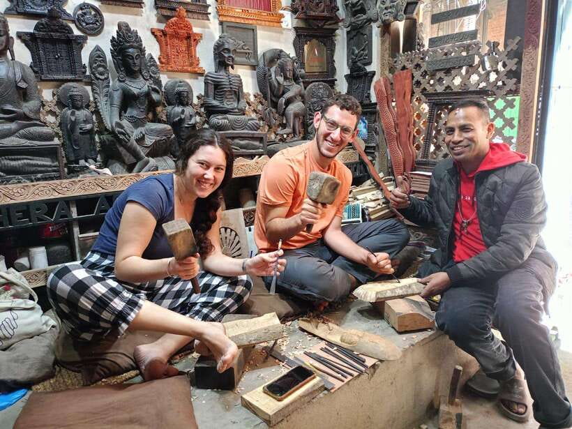 Kathmandu: Wood Carving Workshop with Local Artisan (Thamel) - Motifs and meaning: lotus, mandalas, and myth inspired carving