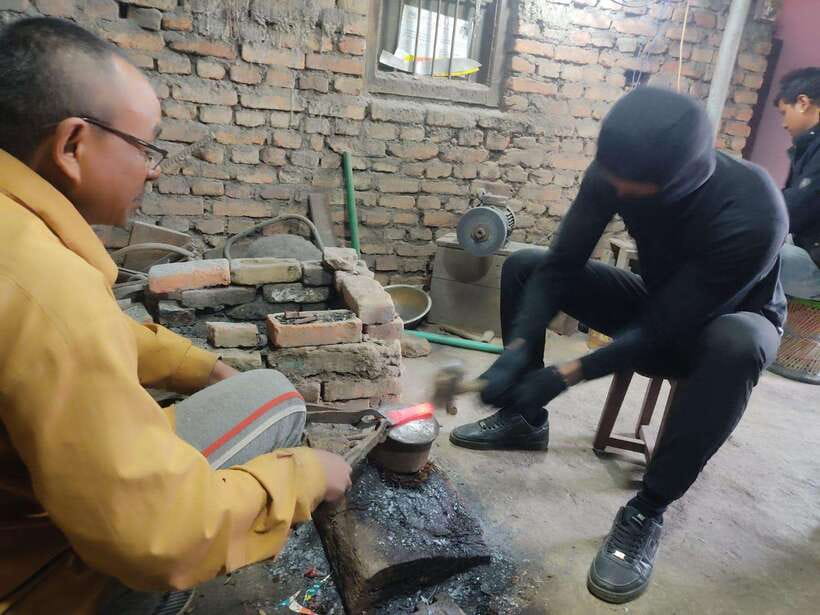 Knife Khukuri Making Workshop - Getting Picked Up and Meeting the Workshop Reality