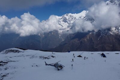 Landing Annapurna Base Camp by Helicopter Tour from Pokhara