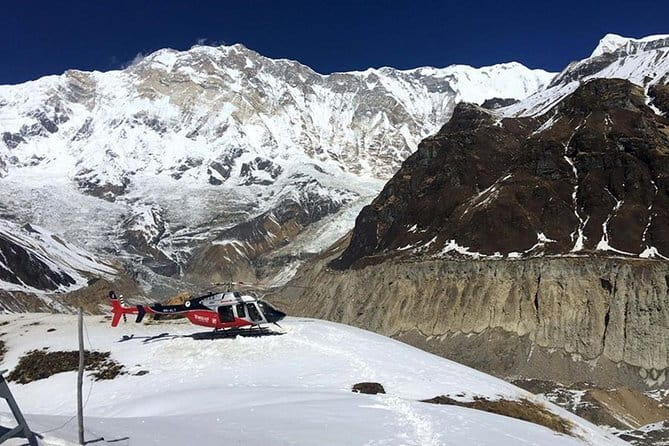 Landing Helicopter at Annapurna base camp from Pokhara tour - Should You Book This Annapurna Helicopter Tour?