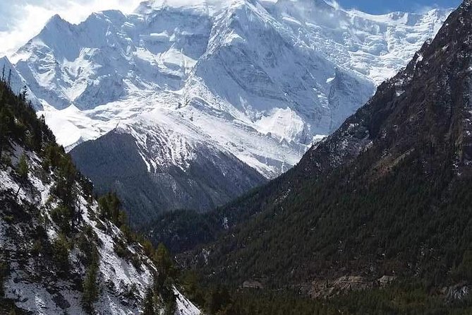 Multi-Day Sites of Nepal Tour from Kathmandu with Poon Hill Trek- 9 Days - Starting the Trek at Nayapul, With Machhapuchhare Looking Over Your Shoulder