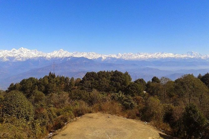Nagarkot day hiking and Bhaktapur sightseeing - The hike up to Nagarkot: Telkot village, pine forest, and terraced farms