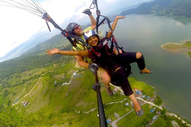 Paragliding Tandem Flight from Pokhara with Photos and Video - Why Sarangkot Tandem Paragliding Works So Well in Pokhara