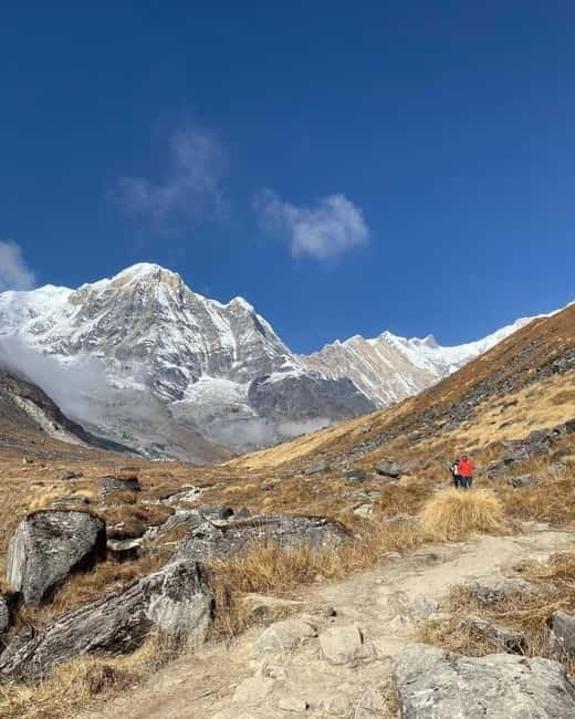 Pkr/Kathmandu: 5-Day Annapurna Base Camp & Hot spring Trek - Day 2: Deurali via Himalaya, waterfalls and forest trekking