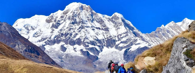 Pkr/Kathmandu: 5-Day Annapurna Base Camp & Hot spring Trek - Day 3: Machhapuchhare Base Camp valley and the climb to Annapurna Base Camp
