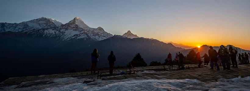 Pokhara: 3-Day Ghorephani and Poon Hill Private Trek - Day 2 Ulleri to Ghorepani: views open up, rhododendrons do their thing