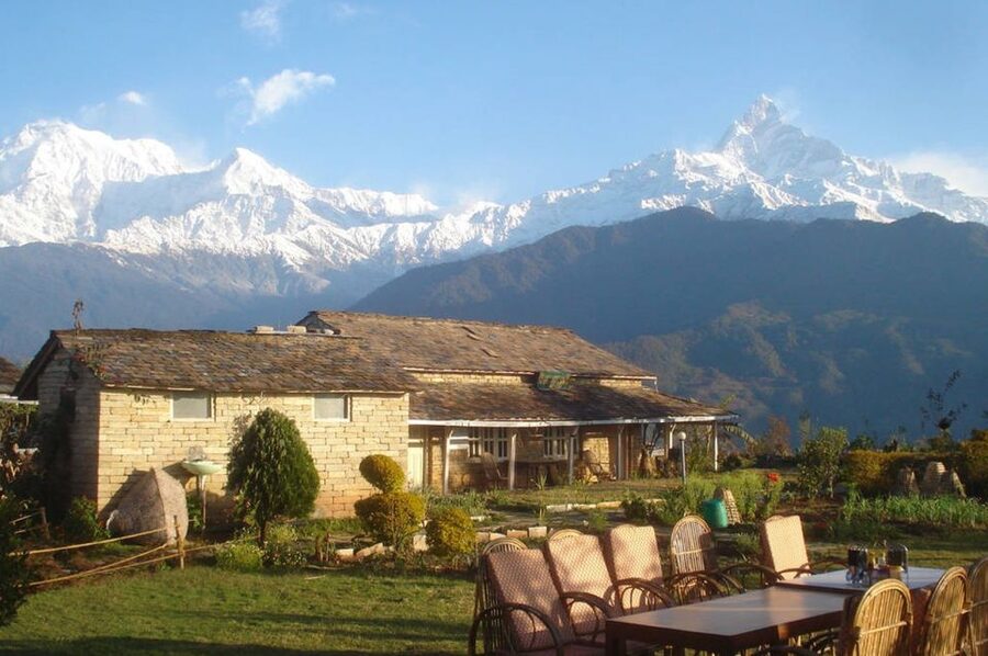 Pokhara: 3-Day Trek - Day 2 Dhampus ridge to Astam and Annapurna Eco Village Resort