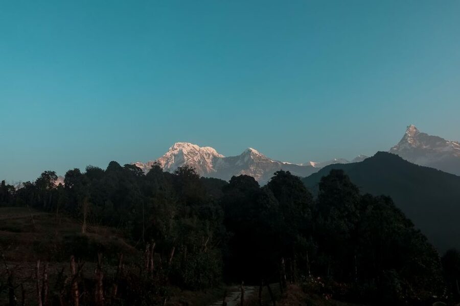Pokhara:4-Day Ghorepani Poon Hill Guided Trek via Ghandruk - Day 4: early hike, Ghandruk village views, and the ride back to Pokhara