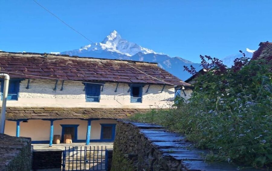 Pokhara : Easy Dhampus & Astam Village Day Hike - Astam Village lunch time: where the day gets calmer