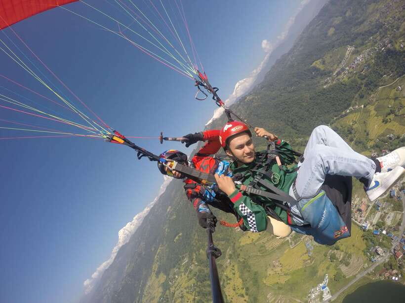 Pokhara: Paragliding, Bungy Jump and Zipline Combo Adventure - Paragliding From Sarangkot: The View Is the Main Event
