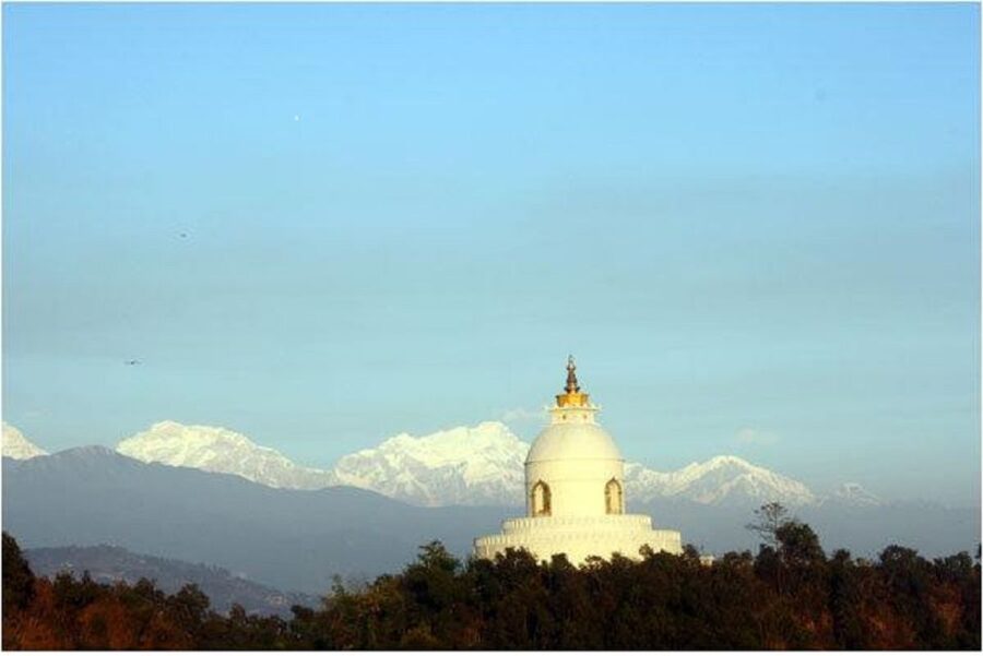 Pokhara: Peace Pagoda Sunset, Annapurna Mountain Views Tour - The short walk to World Peace Pagoda: what to do once you arrive