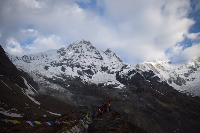 Private 7 - Day Annapurna Base Camp Trekking - Day 3: Bamboo toward Deurali, with the weeping wall and local shrines
