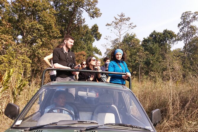 Private Jeep Safari (8-10 hrs.)inside Chitwan National Park. - What you’re really hunting: tigers, rhino, sloth bear, elephants, and birds