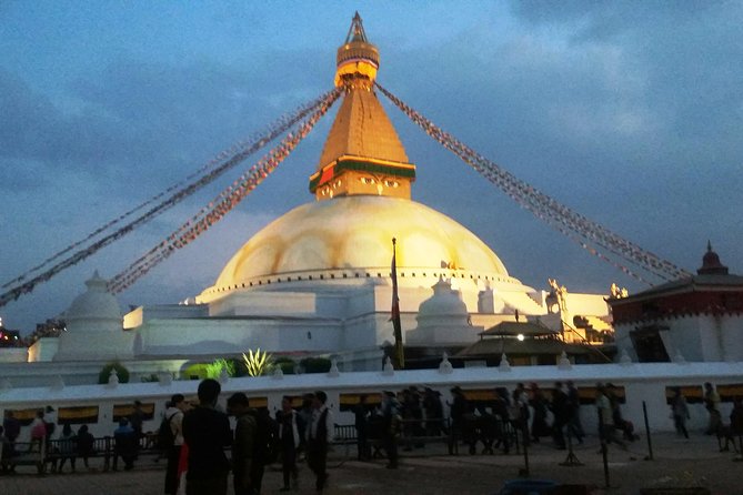 Private Kathmandu Sightseeing Tour | UNESCO World Heritage sites - Boudhanath Stupa: a slow, hypnotic stop in the middle of the action